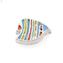 Fashionable colorful fish charms,fish pendant charms,fish floating locket pendant charms